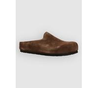 Birkenstock Amsterdam Wrapped Suede Leather men Sandals & Slides brown taille: 38