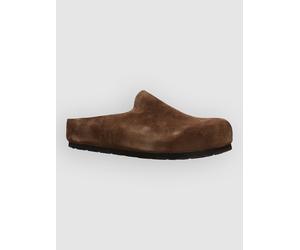 Birkenstock Amsterdam Wrapped Suede Leather Sandales marron 42