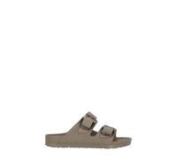 Birkenstock - Arizona Big Buckle Coupe Étroite - Femme - Chaussures - Gris - Taille: 36 EU