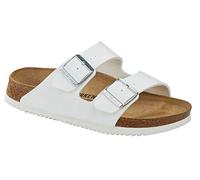 BIRKENSTOCK Arizona Birko-Flor Mules unisexes pour adulte, Blanc., 45 EU Schmal