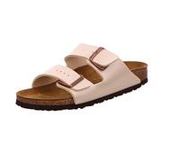 Birkenstock Arizona Birko-Flor, Sandales Bout Ouvert Femme, Blanc Pearl White, 41 EU