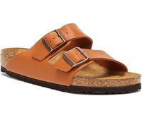 Birkenstock Arizona Birko Flor Womens Ginger Brown Sandals