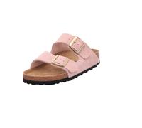 Birkenstock Arizona (Suede) - Sandalo da Donna in Pelle Con doppia Fascia 37/Light Rose-N