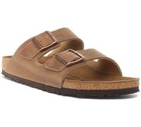 Birkenstock Sandales Arizona 352203 Cuir huilé Brun tabac Taille 38