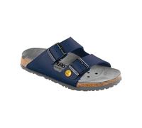 BIRKENSTOCK Arizona Arizona Chaussures professionnelles antistatiques Birko-Flor Noir Taille 48 - Semelle normale, bleu, 48 EU