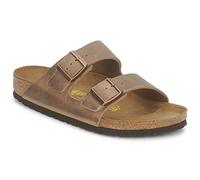 Birkenstock Arizona Cuir Gras Large, Sandales Bout ouvert Mixte Adulte - Marron (Tabacco Brown) - 45 EU (Coupe régular)