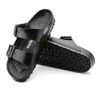 BIRKENSTOCK ARIZONA EVA CHAUSSON EN GOMME DOUBLE BOUCLE FEMMES NOIR