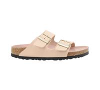 Birkenstock Sandales Arizona Birko-Flor - 2 brides réglables étroites - Rose clair/Marron Femme 37