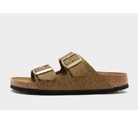 Birkenstock Femme Arizona Leo Khaki, Synthetics Sandale, Kaki, 40 EU