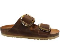 Birkenstock Sandales femme Arizona Big Buckle Cuir naturel huilé Rouge 39 Étroit
