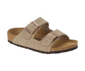 Birkenstock - Arizona Kids Suede Leather - Sandales enfant Taupe - 27 - Normal