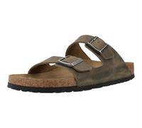 Sandales Birkenstock Arizona Oiled Leather Vert 44 Étroit
