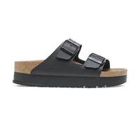 Birkenstock - Arizona Platform Birko Flor - Femme - Chaussures - Noir - Taille: 41 EU