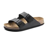 Birkenstock Mules Classic Arizona Birko-Flor unisexe pour adulte Noir 37 EU Étroit