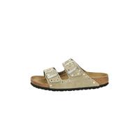 Birkenstock Arizona (Rivet) - Sandalo da Donna in Pelle Con doppia Fascia 41/Taupe-N