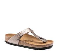 Birkenstock Arizona Sabots et mules en Birko-Flor unisexes pour adulte, taupe, 6 Narrow Women/4 Men