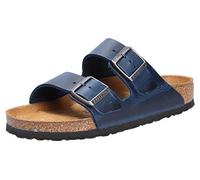 Sandales Birkenstock Arizona Sfb Cuir Gras Bk1013643 Bleu - 43