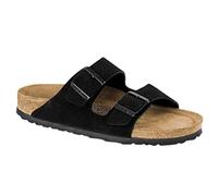 Birkenstock Arizona Sfb Cuir Suède, Sandales Bout ouvert Homme, Noir (Noir Noir), 44 EU Normale