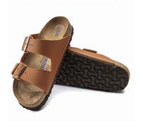 BIRKENSTOCK ARIZONA SFB GINGER BROWN SANDALES MARRON LARGEUR ETROITE SEMELLE SOU