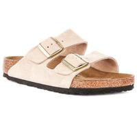 Birkenstock Arizona SFB Sandales en daim à bout ouvert pour femme, marron | Sandales décontractées