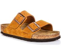 BIRKENSTOCK Arizona Sfb Véritable Daim Eva Standard Femmes Sandale En Vison UK 3