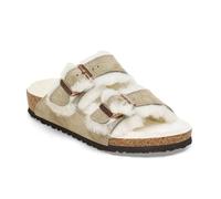 Birkenstock - Arizona Shearling Kids Suede Leather - Sandales enfant Taupe - 31 - Normal