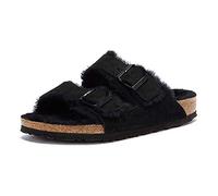 Birkenstock Arizona Sheepskin VL 752661, Sandales Femme - Noir (Black/Black), 37 EU