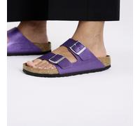 BIRKENSTOCK ARIZONA SHINY LIZARD ACAI SANDALS LARGEUR ETROITE LÉZARD
