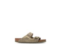 Birkenstock - Arizona Soft Footbed Sandales en daim - Homme - Chaussures - Beige - Taille: 41 EU