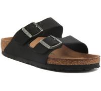 BIRKENSTOCK Arizona Vegan Deux Bracelet Coupe Standard Femmes Sandale Noir UK 3