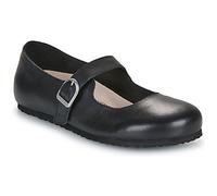 Birkenstock Ballerines cuir femme Santa Clarita Noir 41 Étroit