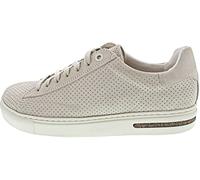 BIRKENSTOCK Bend Low Emboss Suede Baskets beiges, Blanc antique, 39 EU Étroit
