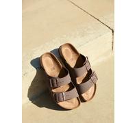 Birkenstock Birkenstock Brown Arizona Birko Flor Nubuck Sandals