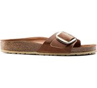 Birkenstock Birkenstock Brown Madrid Oiled Leather Big Buckle Sandals