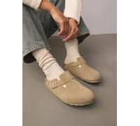 Birkenstock Birkenstock Khaki Boston Suede Clogs Khaki EU 39 (UK 5.5)