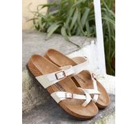 Birkenstock Birkenstock Pearl White Mayari Birko Flor Sandals