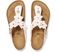 Birkenstock Birkenstock Pink Gizeh Leather Flowers Sandals
