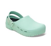 BIRKENSTOCK Birki Air 2.0 Sabots de travail antistatiques en polyuréthane avec trous d'aération Unisexe, Matcha., 37 EU