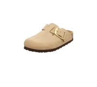 Sabots femmes Birkenstock Boston Big Buckle LENB Sandcastle Beige 40