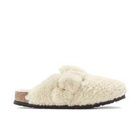 Birkenstock Boston Big Buckle Fur - Taille: 39 beige