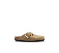 Birkenstock - Boston Big Buckle slides - Femme - Chaussures - Beige - Taille: 42 EU