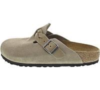 Birkenstock Sabots Boston tressés en suède beige Femme Taille 36