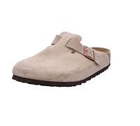 Birkenstock Boston Soft Footbed Suede Leather men Sandals & Slides grey taille: 42