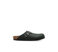 Birkenstock - Boston BS Slides Narrow Fit - Homme - Chaussures - Vert - Taille: 42 EU