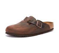 Birkenstock Boston Cuir Gras, Sabots Mixte Adulte, Marron Habana), 43 EU