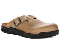 Birkenstock Boston Cuir Huile Classique Sandale Pour Homme En Tabac UK 7 - 12