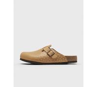 Birkenstock Boston Embossed Leather men Sandals & Slides beige taille: 42