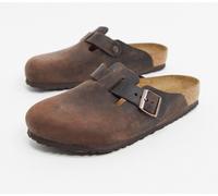 Birkenstock - Boston - Mules En Cuir Effet Huilé - Havane-Marron - 860131 - 45