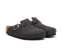 Birkenstock Boston Pantoufles Grises Unisexes - 38