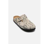 Birkenstock Boston Print Suede - Narrow pour 36 Beige